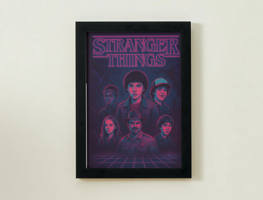 Poster grupal -Stranger Things