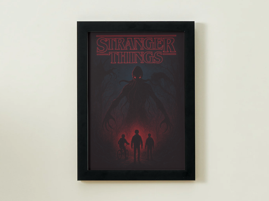 Póster del Upside Down- Stranger Things