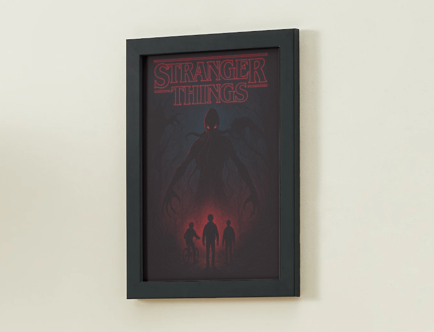 Póster del Upside Down- Stranger Things