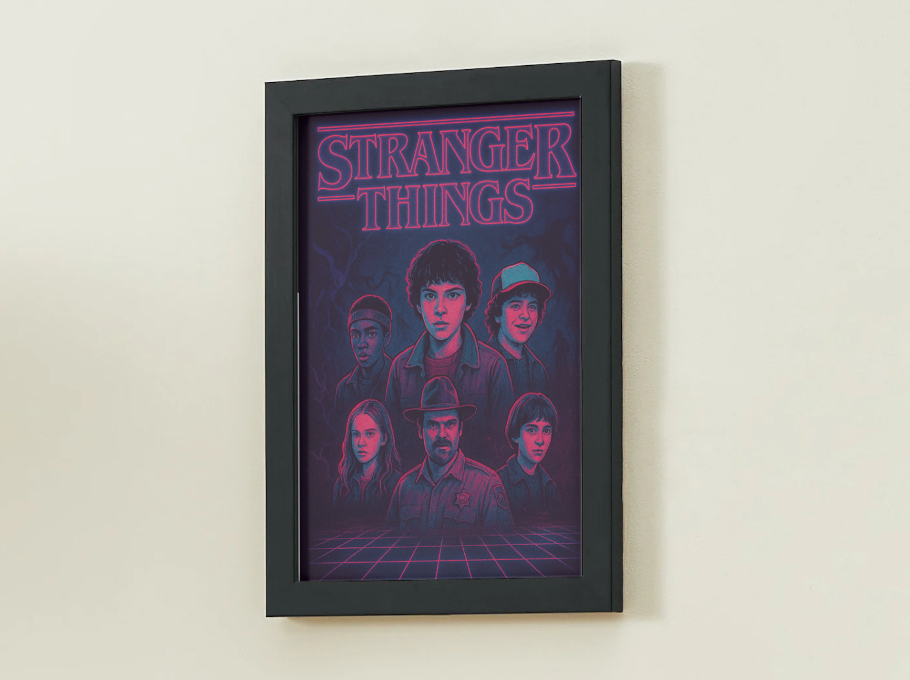 Poster grupal -Stranger Things