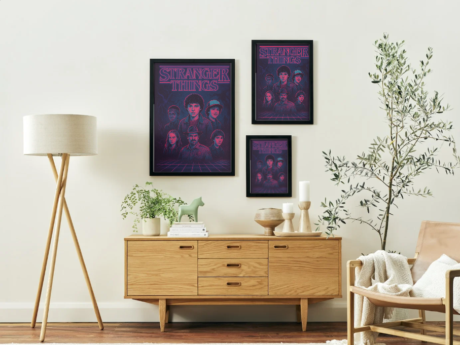 Poster grupal -Stranger Things