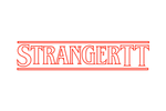 hazme un logo llamdo strangerTT que sea forma parecida a las letras stranger things